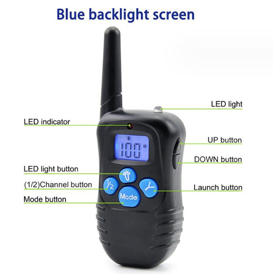 Remote dog training device