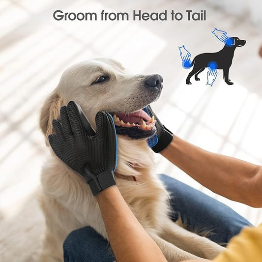 Silicone Massage Gloves and Pet Hair Removal