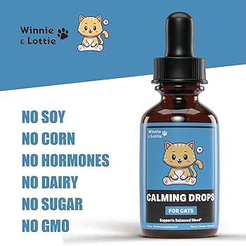 Natural Calming Drops for Cats