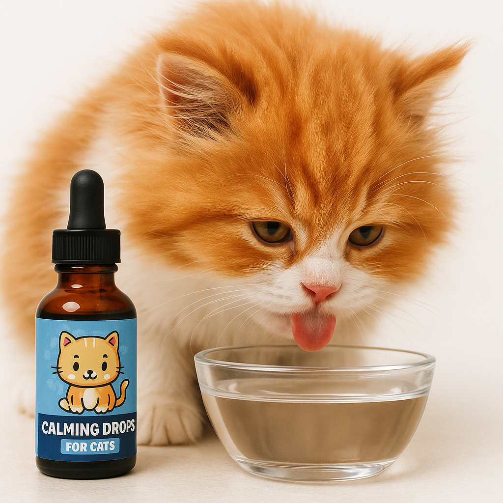 Natural Calming Drops for Cats