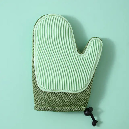 Silicone Massage Gloves and Pet Hair Removal