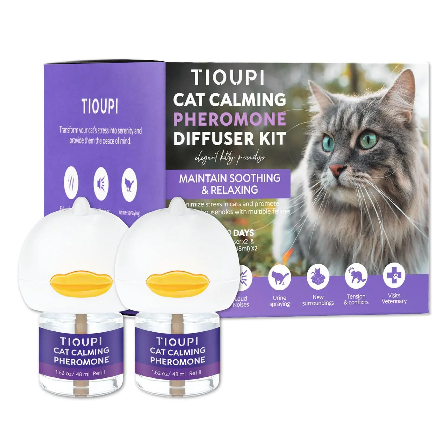 Cat Pheromone Diffuser (48ml x2)